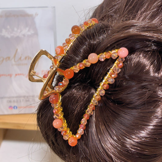 Pince croco grand modèle Pierres de Lune