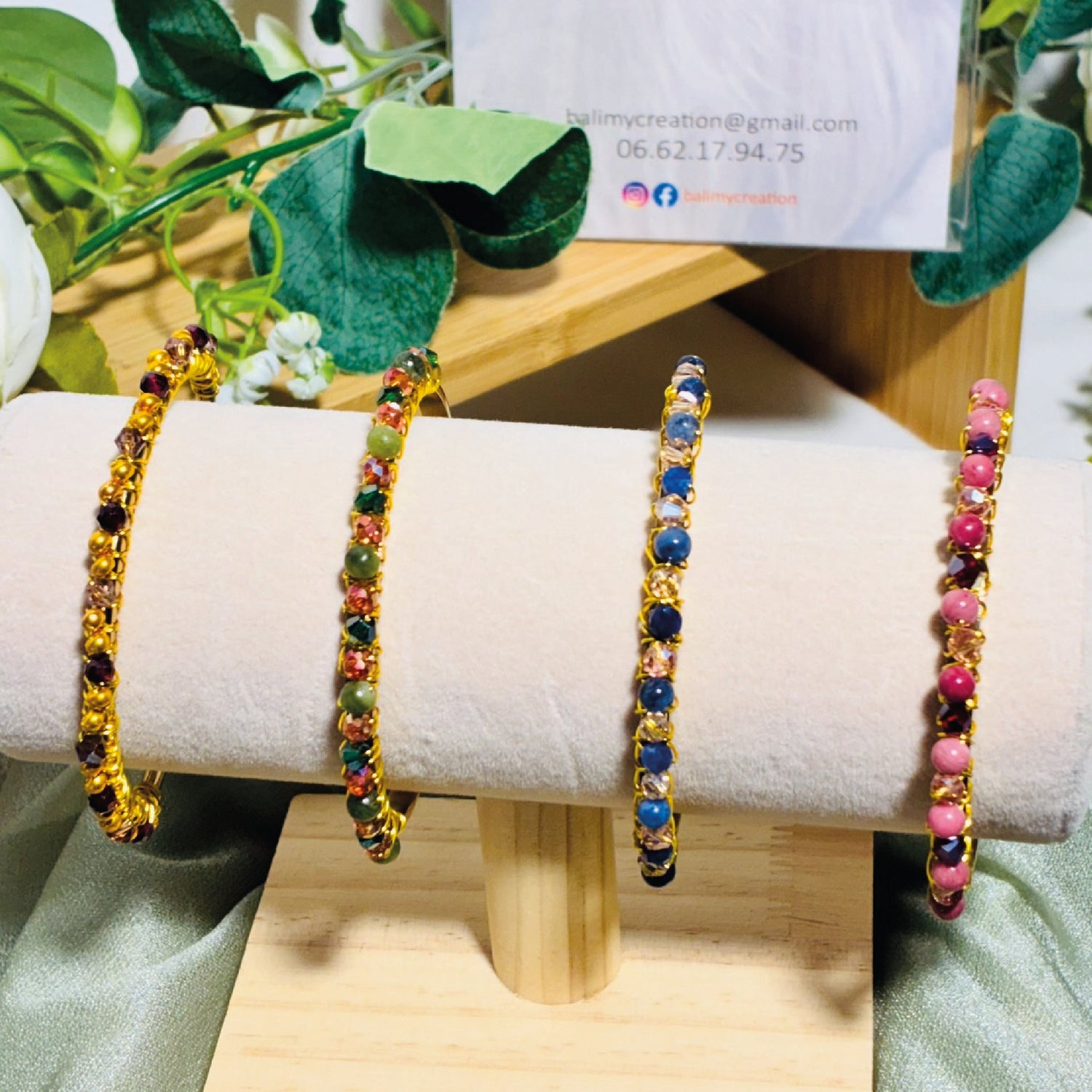 Bracelets et Jonc pierres naturelles