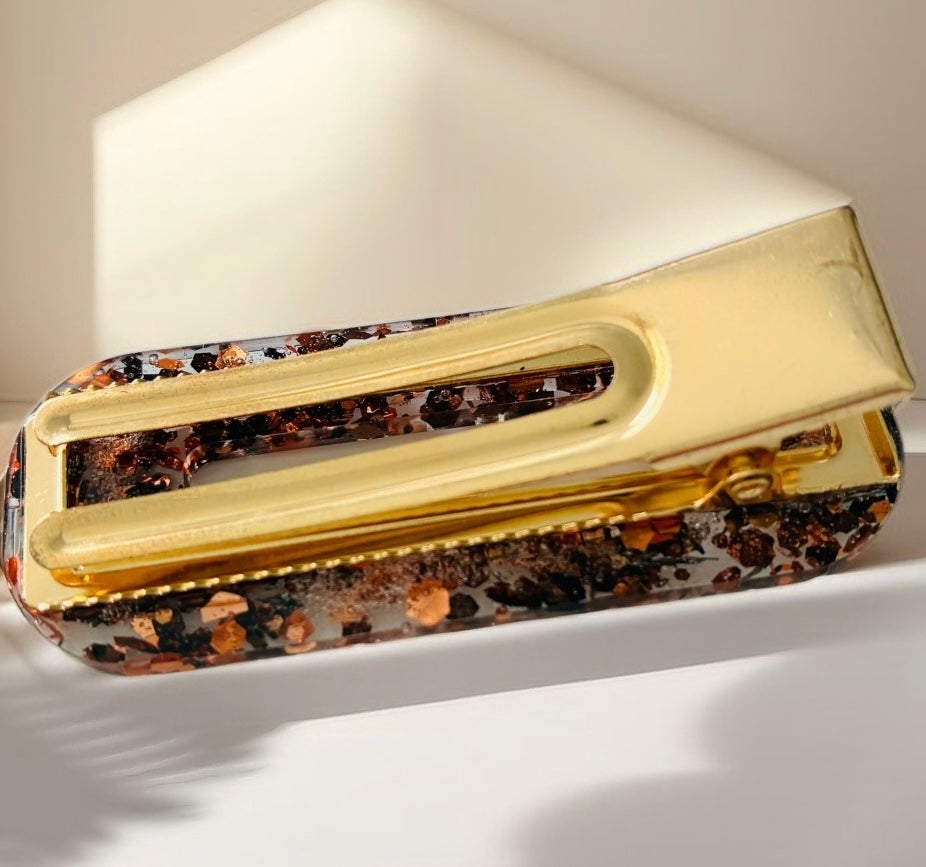 Barrettes résine Luna