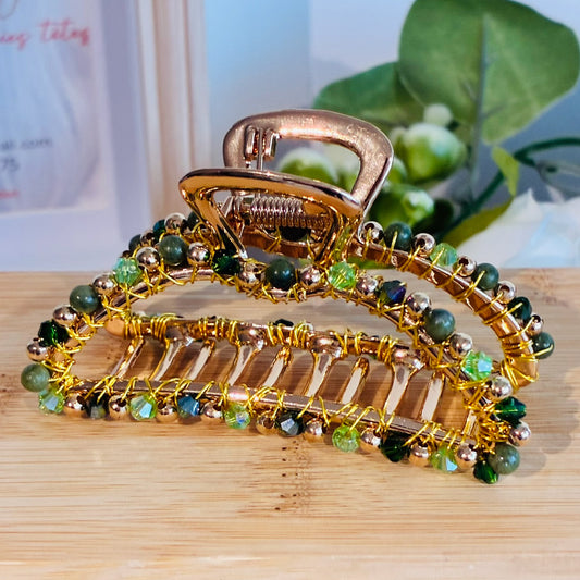 Pince croco grand modèle Jade de Thaïlande