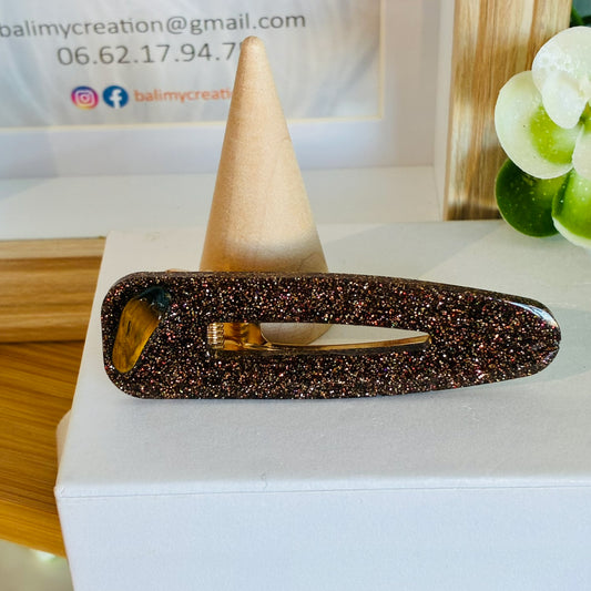 Pince résine couleur marron